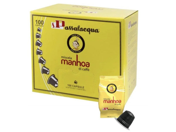 Passalacqua Manhoa – 100 Kapseln | Kompatibel mit Nespresso®