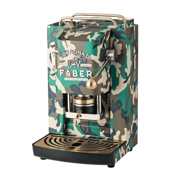 Faber Pads-Kaffeemaschine – Pro Deluxe Camouflage