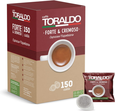 CAFFÈ TORALDO Pads Miscela Forte e Cremoso - 150er Pack