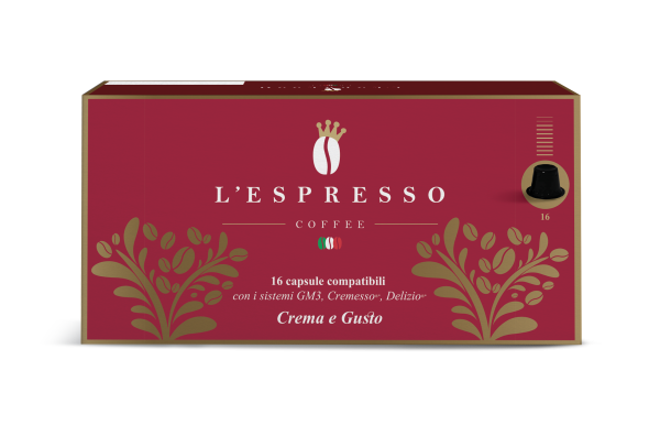 L'ESPRESSO Crema e Gusto Kapseln Delizio - 16er Pack