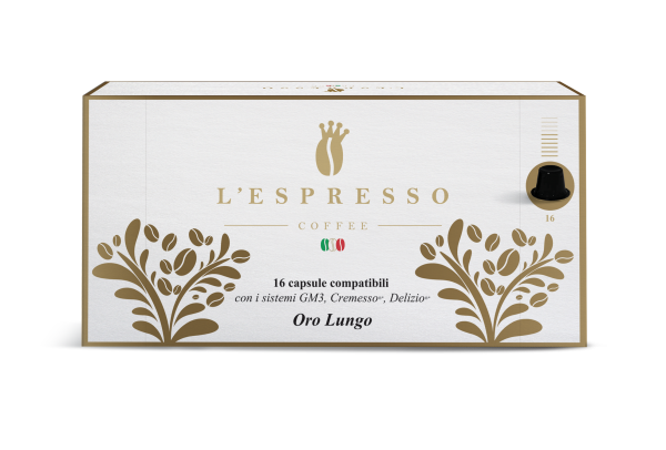 L'ESPRESSO Oro Lungo Kapseln Delizio - 16er Pack