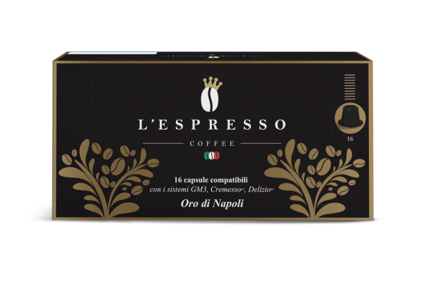 L'ESPRESSO Oro di Napoli Kapseln Delizio - 16er Pack