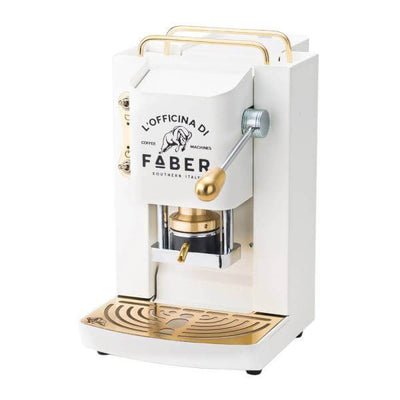 Faber Pads-Kaffeemaschine – Pro Deluxe Pure White