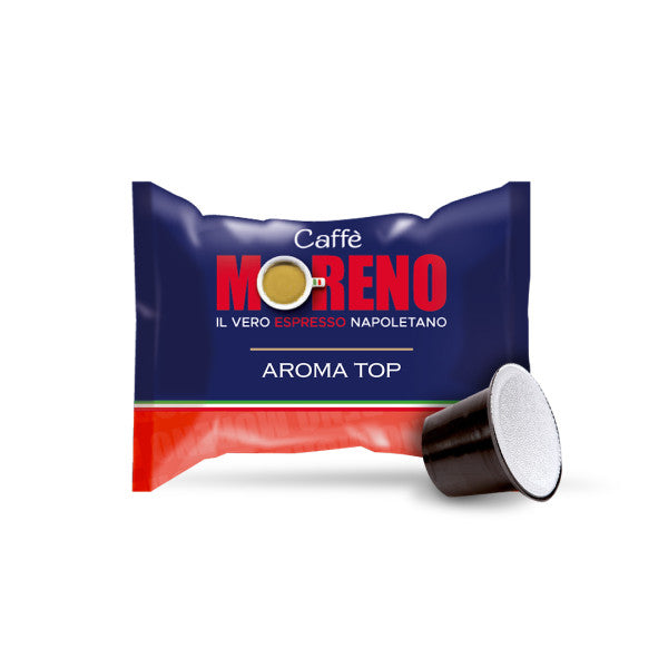 Moreno Aroma Top Nespresso® kompatibel – 100er Promo-Pack mit Gläsern