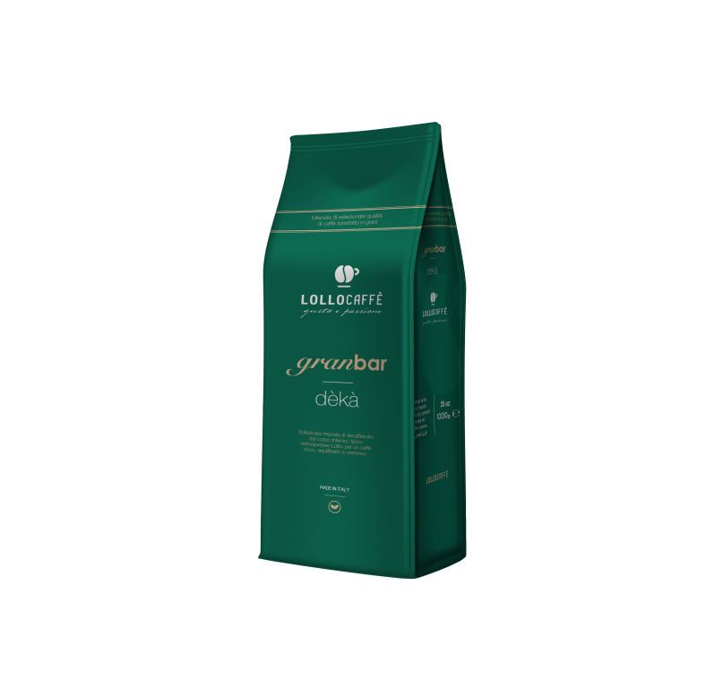 Lollo Caffè Gran Bar Dek Kaffeebohnen – 1 kg
