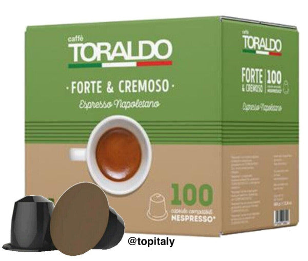 CAFFÈ TORALDO Miscela Forte e Cremoso Nespresso® kompatibel* - 100er Pack