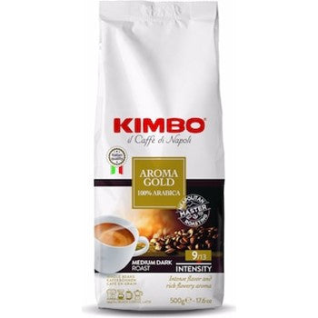 KIMBO Aroma Gold 100% Arabica Bohnen 500g