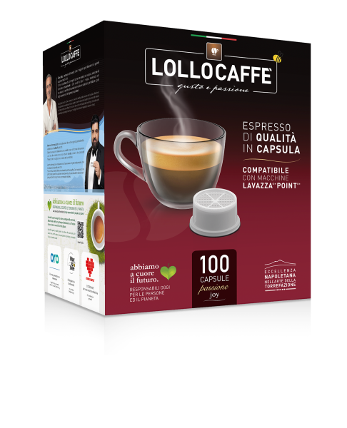Lollo Caffè Miscela Dek – 100 Kapseln Lavazza Espresso Point-kompatibel*