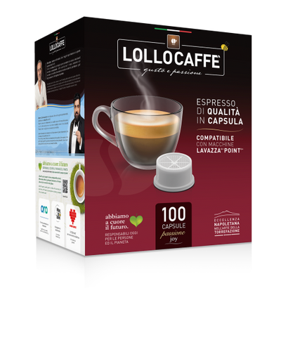 Lollo Caffè Miscela Argento – 100 Kapseln Lavazza Espresso Point-kompatibel*