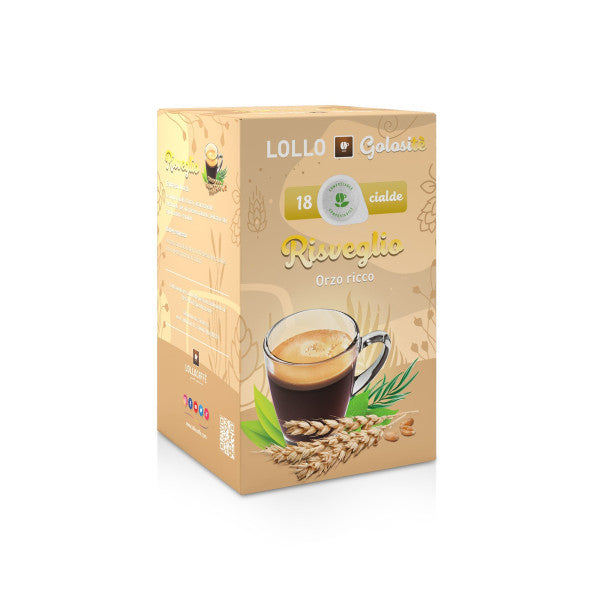 Lollo Caffè Pads Risveglio - Espresso D'Orzo 18er Pack