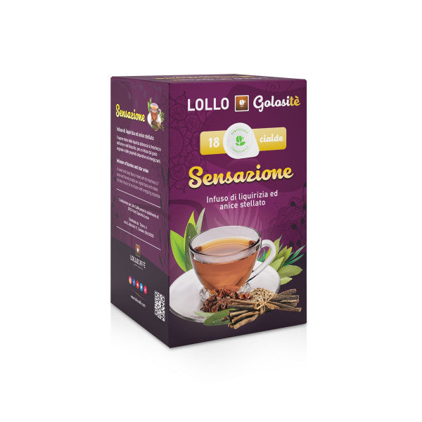 Lollo Caffè Pads Sensazione - Infuso di Liquirizia ed Anice Stellato 18er Pack